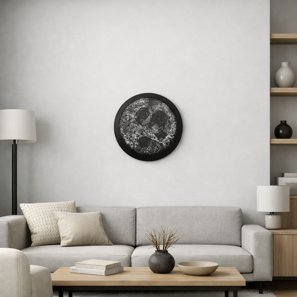 luna pared sala